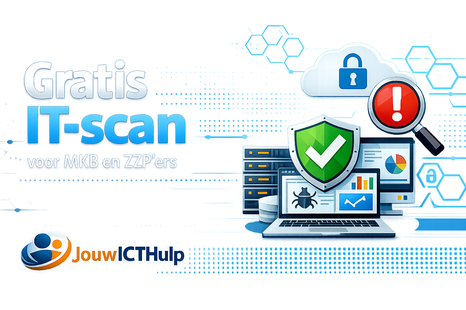 Gratis IT-scan voor ZZP & MKB: voorkom IT-problemen voordat ze je bedrijf stilleggen